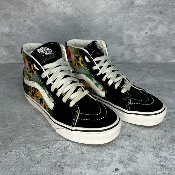 VANS SK8-Hi Tropical Animal Checkerboard Shoes 500714 Men's US 4.5 / 6 Woman’s