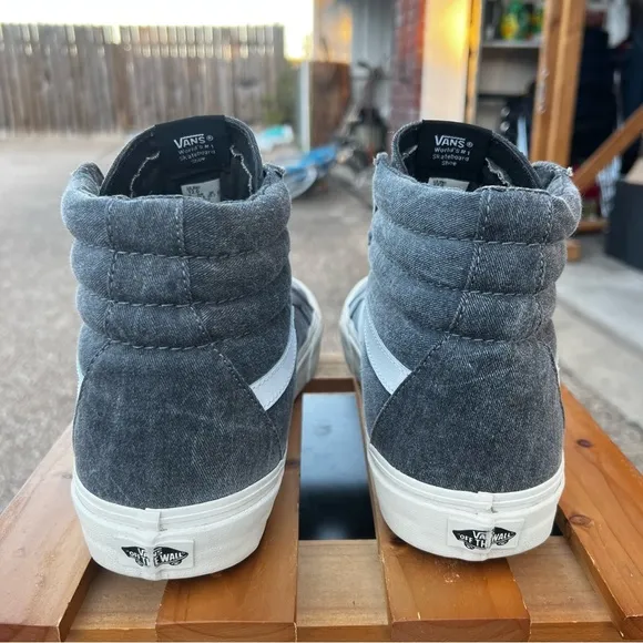 Vans Sk8hi Overwashed Collection Grey Men’s 12