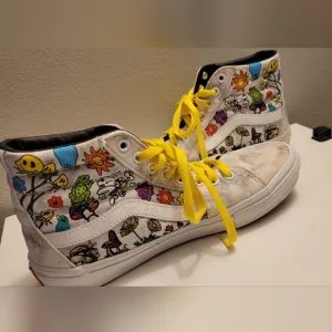 Vans Skate Sk8-Hi Twisted Positivity Gray Tie Dye High Top Shoes