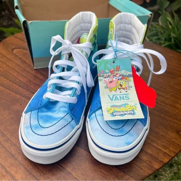 Vans SpongeBob Imaginaaation Sk8-Hi sneakers Limited Edition Unisex NEW