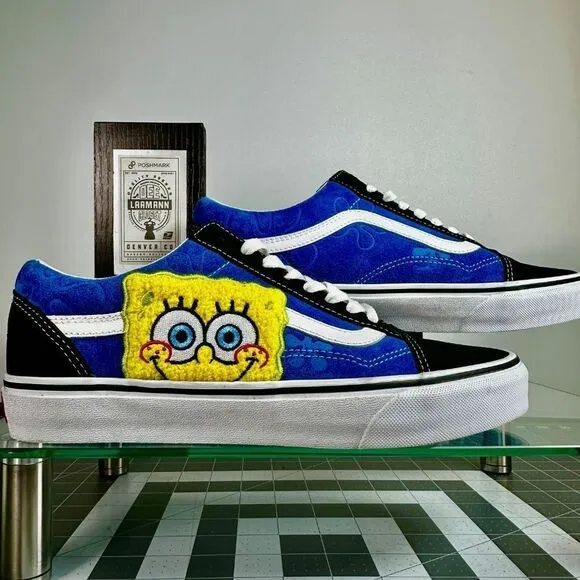 VANS®   |  SPONGEBOB SQUAREPANTS  |  M-9 / W-10.5  |  “Puffy 3D”  |  NWT