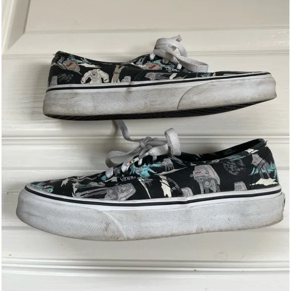 Vans Star Wars Darkside Planet Hoth Lace Ups Men’s 5.5 Women’s 7