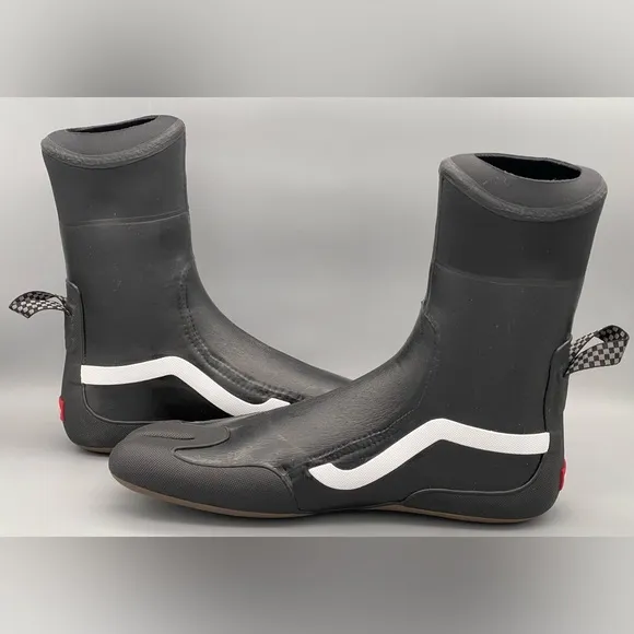 VANS Surf Boots Hi ST 3MM Water Shoes Surfing Black Men’s Size 7 &amp; 12 NEW