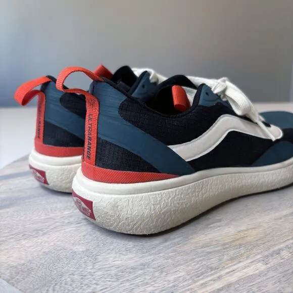 Vans UltraRange Exo Atlantic Deep Blue White Black Sneakers Unisex M 7 W 8.5