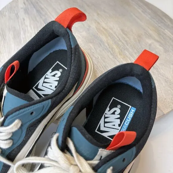 Vans UltraRange Exo Atlantic Deep Blue White Black Sneakers Unisex M 7 W 8.5