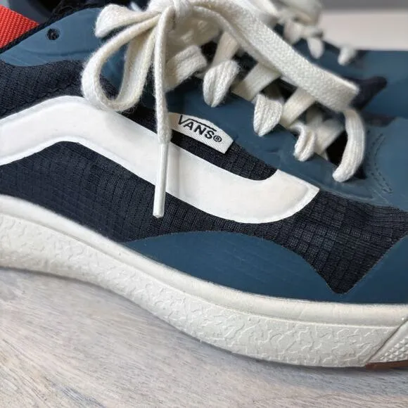 Vans UltraRange Exo Atlantic Deep Blue White Black Sneakers Unisex M 7 W 8.5