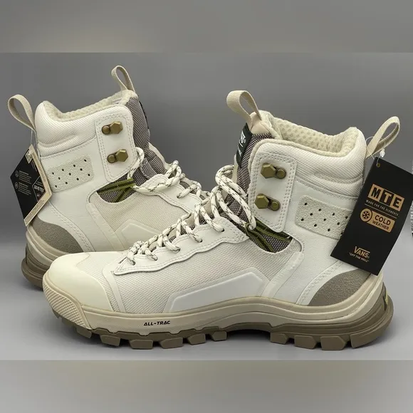 VANS UltraRange EXO Hi Gore-Tex MTE-2 Beige White Green Men Size 8 Wmns 9.5 NEW