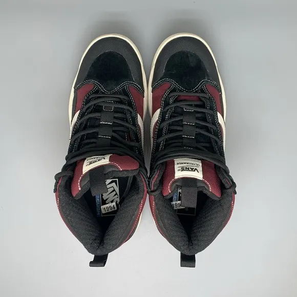 Vans UltraRange EXO HI MTE Maroon / White Shoes Men’s Sz 7 Women’s Sz 8.5