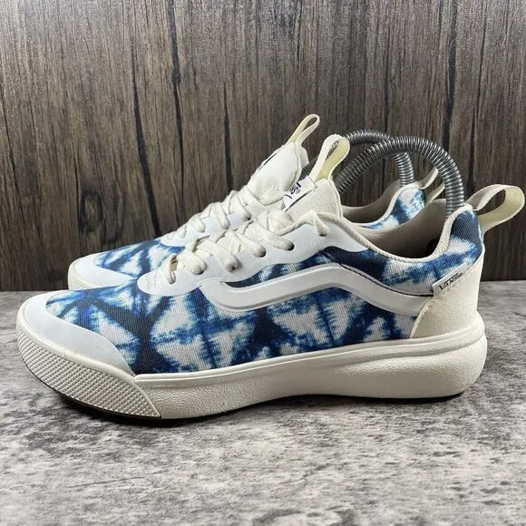 VANS Ultrarange Rapidweld Indigo Crean Blue White Women’s Size 7 Sneakers Shoes