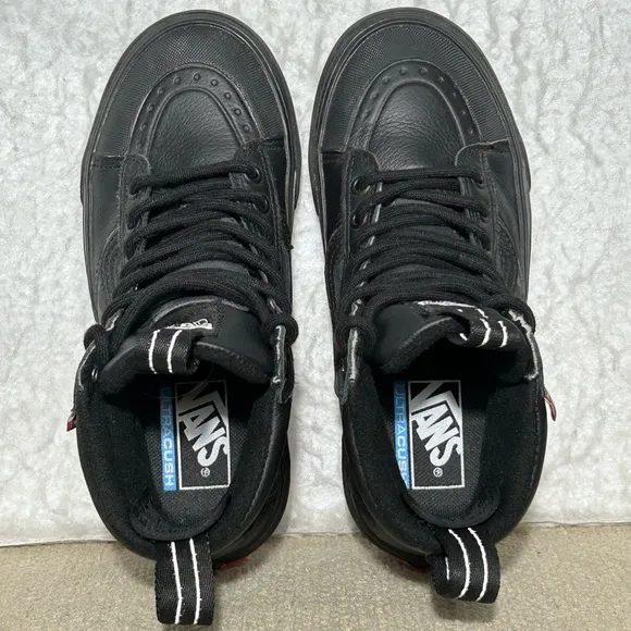 Vans Unisex Black Camo SK8 MTE Water Repellent HiTop Skate Sneakers SZ Y 4.5 W 6