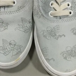 Vans Unisex I Love You to Death Shoes Men's 9.5 Women 11 Skeleton Cherubs