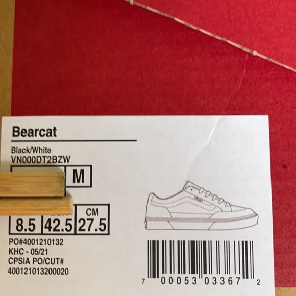 Vans WMNS Bearcat Black/White WMNS sneakers - athletic shoes BearcatVN000DT2BZW