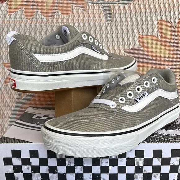 Vans WMNS Kyle Walker (Denim) Gray/WhiteVN0A5JIE9BMSneakers - athletic shoes