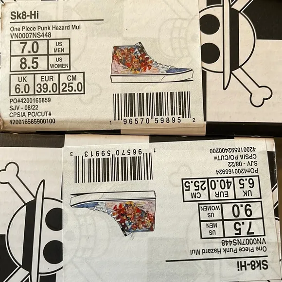 Vans WMNS Sk8-HiOne Piece Punk Hazard Multi VN0007NS448Sneakers