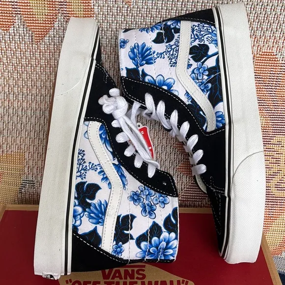Vans WMNS Sks-Hi Tapered Floral Blue/WhiteVN0A4U16Y6ZSneakers