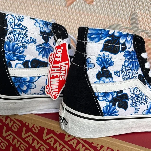 Vans WMNS Sks-Hi Tapered Floral Blue/WhiteVN0A4U16Y6ZSneakers