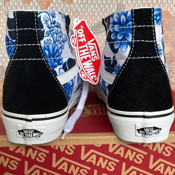 Vans WMNS Sks-Hi Tapered Floral Blue/WhiteVN0A4U16Y6ZSneakers