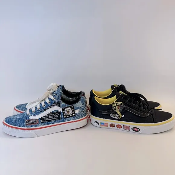 VANS X Cobra Kai Dojo Karate Kid Old Skool Sneakers Mens 4 Women’s 5.5