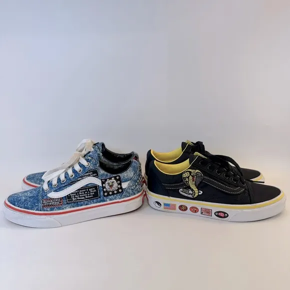 VANS X Cobra Kai Eagle Fang Karate Old Skool Sneakers Mens 4 Women’s 5.5
