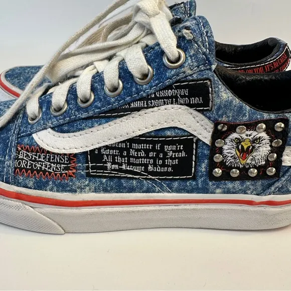 VANS X Cobra Kai Eagle Fang Karate Old Skool Sneakers Mens 4 Women’s 5.5