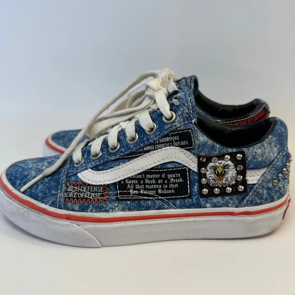 VANS X Cobra Kai Eagle Fang Karate Old Skool Sneakers Mens 4 Women’s 5.5