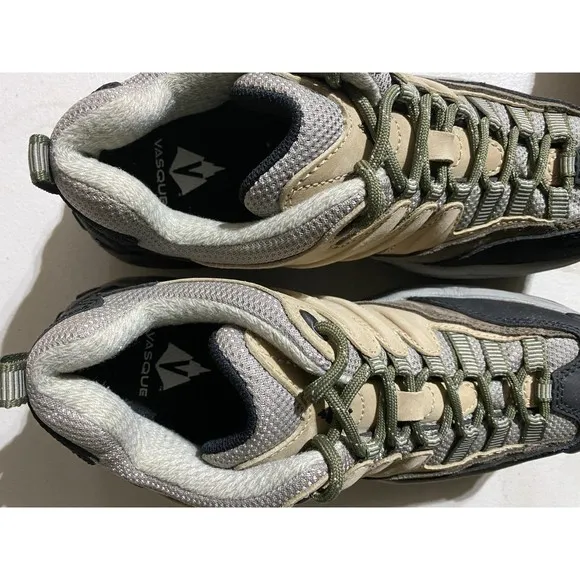 Vasque Stealth Men's Trail Hiking Shoes  Size 8 Tan Black Beige 7374