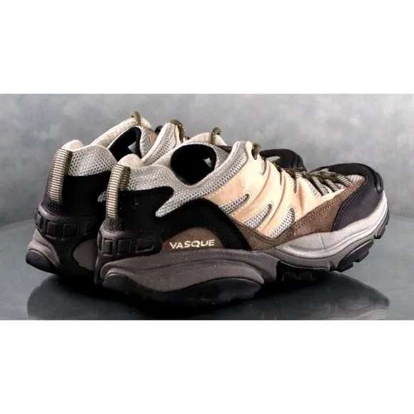 Vasque Stealth Men's Trail Hiking Shoes  Size 8 Tan Black Beige 7374