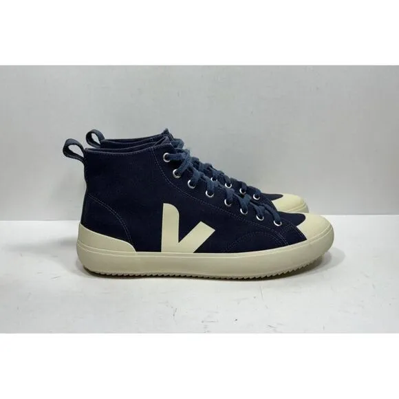 VEJA Nova High Top Men’s Size 11 Blue Canvas Casual Shoes Sneakers