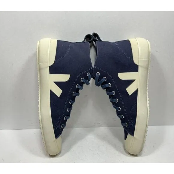 VEJA Nova High Top Men’s Size 11 Blue Canvas Casual Shoes Sneakers