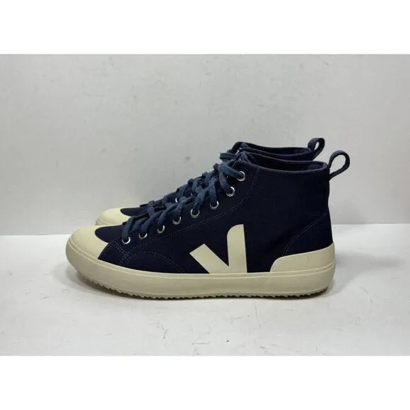 VEJA Nova High Top Men’s Size 11 Blue Canvas Casual Shoes Sneakers