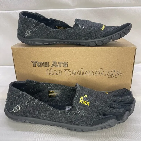 Vibram Fivefingers CVT Hemp Toes Shoes (Black) Women’s Size 36 EUR 6.5-7 US