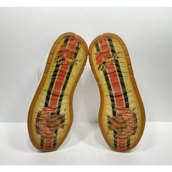 Vintage 90s University Of Maryland Customatix Shoes Men’s Size 9 White Leather