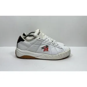 Vintage 90s University Of Maryland Customatix Shoes Men’s Size 9 White Leather