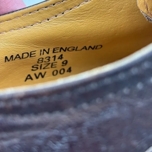 Vintage Dr. Martens 8314 Monk Strap Platform Shoes Mens UK 9 US 10 Brown England