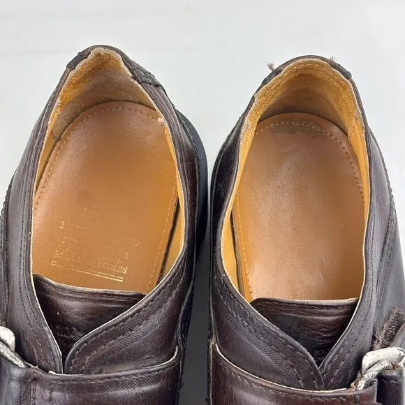 Vintage Dr. Martens 8314 Monk Strap Platform Shoes Mens UK 9 US 10 Brown England