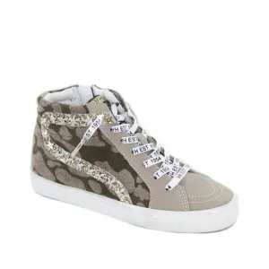Vintage Havana Women’s Eastbourne Leather Camo Multi Low-Top Sneakers Size 6