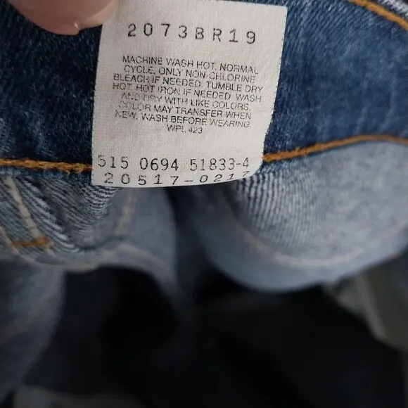 Vintage Levis Jeans Men 42X32, Actual 40X30 517 Blue Bootcut Orange Tab USA Made