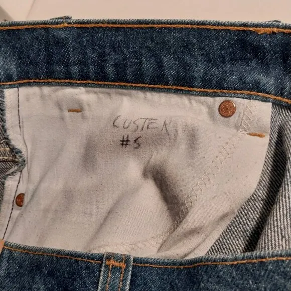 Vintage Levis Jeans Men 42X32, Actual 40X30 517 Blue Bootcut Orange Tab USA Made