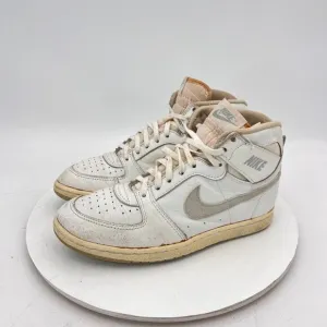 Vintage Nike Team Convention Men Size 7 High Hi Top Shoes Sneakers Korea White