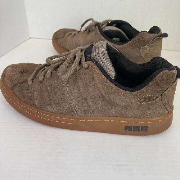 Vintage NSS Skateboard Shoes Men's Size 11.5 Bullet Skater Brown Heavy Y2K