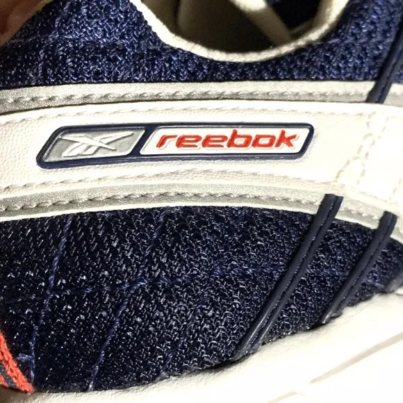 Vintage Rare Reebok Catalon 1999 Men Running Shoes Size 6 White RBK Navy Silver