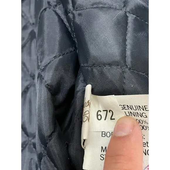 Vintage Sears The Leather Shop Moto Jacket Men’s 42 Black Zip