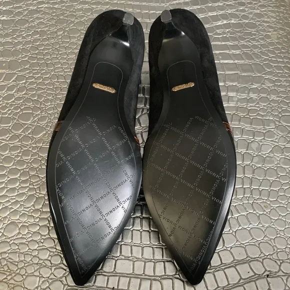 Vionic Minnie Tortoise Black size 9 Mary Jane Kitten Heels women’s shoes