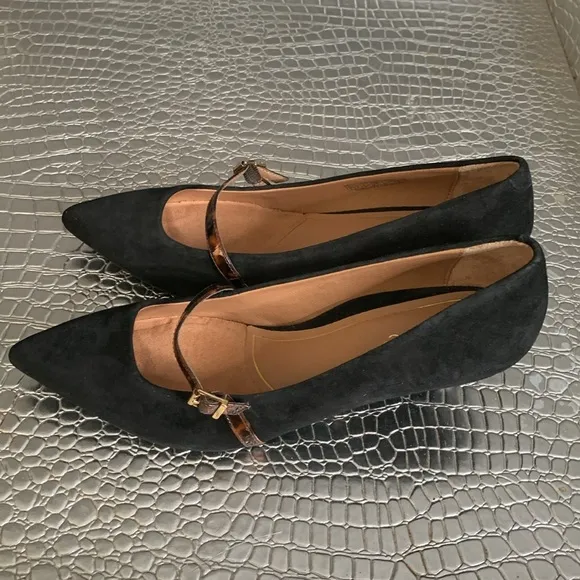 Vionic Minnie Tortoise Black size 9 Mary Jane Kitten Heels women’s shoes