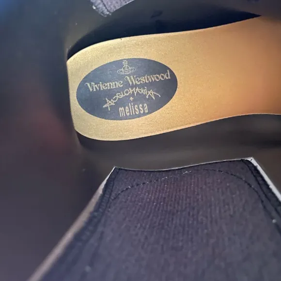 Vivienne Westwood x Melissa ankle rain boots size 10