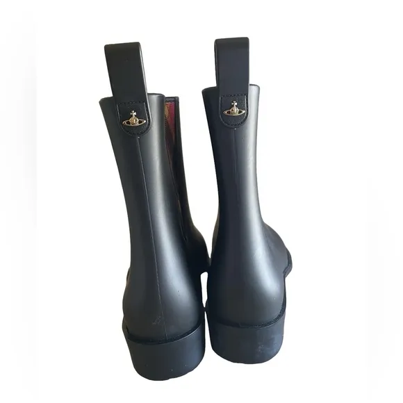 Vivienne Westwood x Melissa ankle rain boots size 10