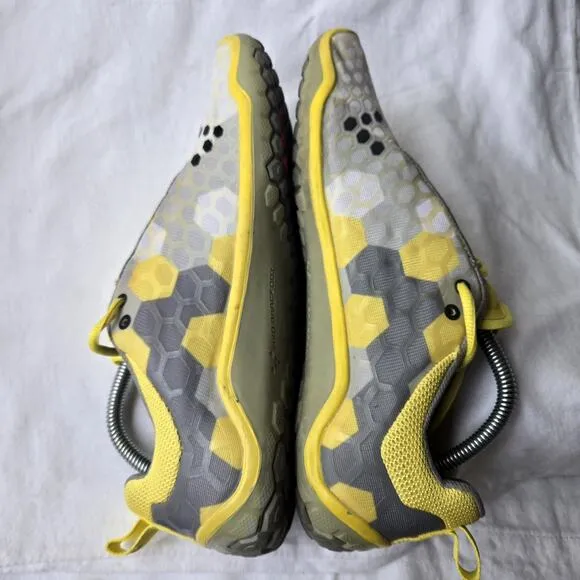 VIVOBAREFOOT Evo Lite Men's Trail Running Shoes Yellow/Gray Size 42/US 9