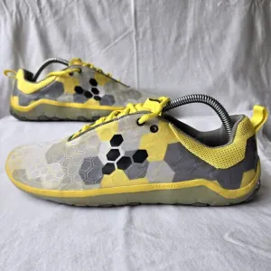 VIVOBAREFOOT Evo Lite Men's Trail Running Shoes Yellow/Gray Size 42/US 9