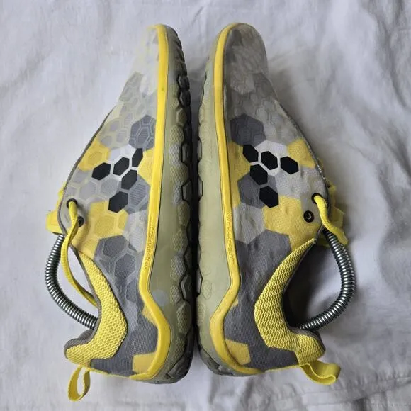 VIVOBAREFOOT Evo Lite Men's Trail Running Shoes Yellow/Gray Size 42/US 9