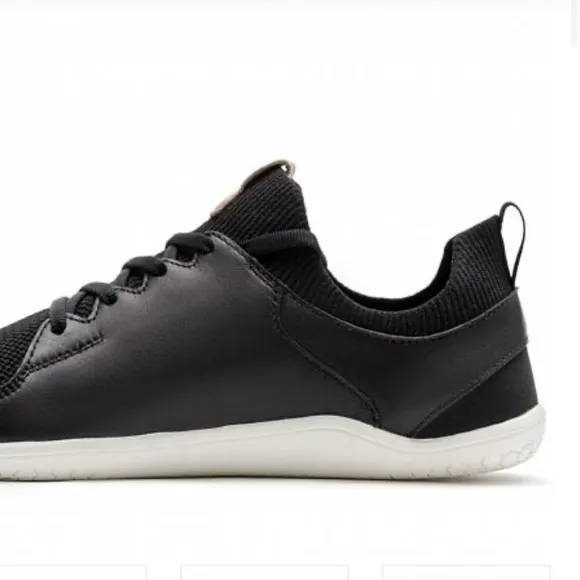 VIVOBAREFOOT Primus Knit Black Leather Men’s sz EU 41 US 8 Shoes